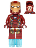 LEGO sh254 Iron Man Mark 46 Armor - Partial Circle on Chest (76051)