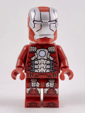 LEGO sh566 Iron Man Mark 5 Armor (Trans-Clear Head)
